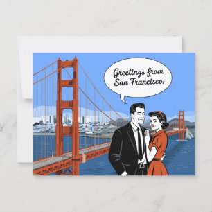 San Francisco Golden Gate Bridge Briefkaart