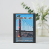 San Francisco  Golden Gate Bridge Briefkaart (Staand voorkant)