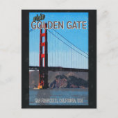 San Francisco  Golden Gate Bridge Briefkaart (Voorkant)