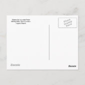 San Francisco Golden Gate Bridge Briefkaart (Achterkant)