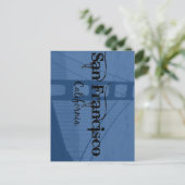 San Francisco Golden Gate Bridge Briefkaart (Staand voorkant)