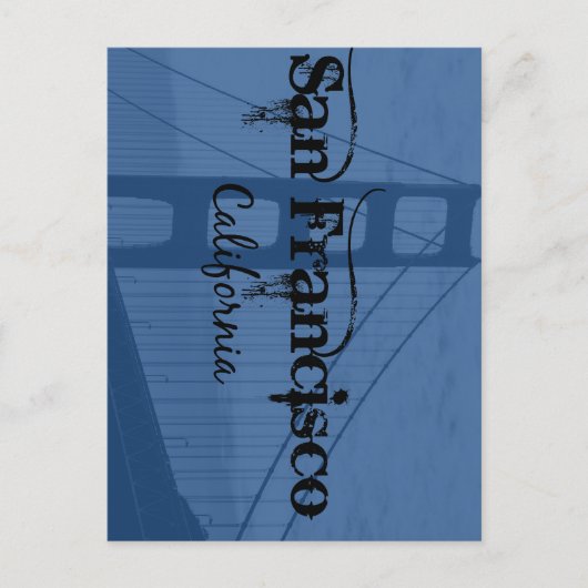 San Francisco Golden Gate Bridge Briefkaart (Voorkant)