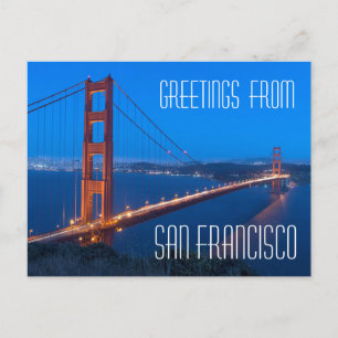 San Francisco Golden Gate Bridge Briefkaart