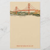 San Francisco Golden Gate Bridge Briefpapier (Voorkant)