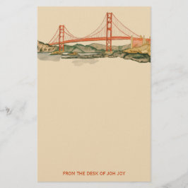 San Francisco Golden Gate Bridge Briefpapier