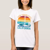 San Francisco Golden Gate Bridge California Gift T-shirt (Voorkant)