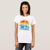 San Francisco Golden Gate Bridge California Gift T-shirt (Voorkant volledig)