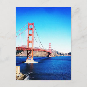 San Francisco Golden gate bridge Californië Briefkaart