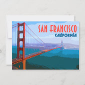 San Francisco Golden Gate Bridge Flat Kaart (Voorkant)
