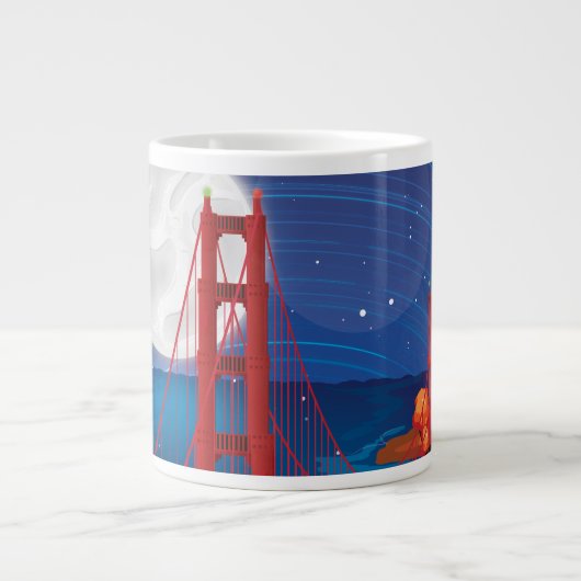 San Francisco Golden Gate Bridge Grote Koffiekop (Voorkant)