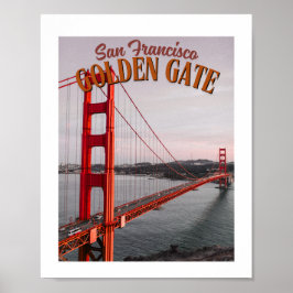 San Francisco Golden Gate Bridge - Iconische reize Poster