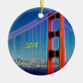 San Francisco Golden Gate Bridge Keramisch Ornament (Voorkant)