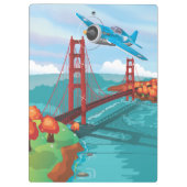 San Francisco Golden Gate Bridge Klembord (Achterkant)