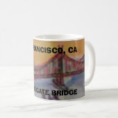 SAN FRANCISCO, GOLDEN GATE BRIDGE KOFFIEMOK (Voorkant rechts)