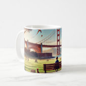 San Francisco Golden Gate Bridge Koffiemok (Voorkant links)
