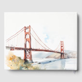 San Francisco Golden Gate Bridge Landscape Wedding Gastenboek (Achterkant)