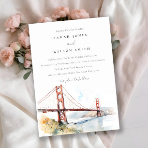 San Francisco Golden Gate Bridge Landschap Bruilof Kaart