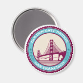 San Francisco Golden Gate Bridge Magneet (Voorkant / Achterkant)