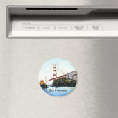 San Francisco Golden Gate Bridge Magneet (Insitu (Vaatwasser))