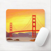 San Francisco Golden Gate Bridge Muismat (Met muis)