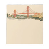 San Francisco Golden Gate Bridge Notitieblok (Voorkant)