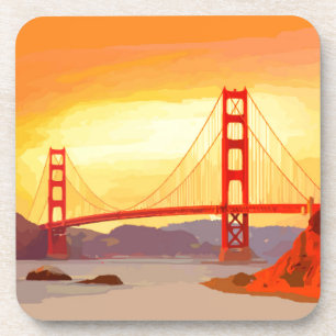 San Francisco Golden Gate Bridge Onderzetter