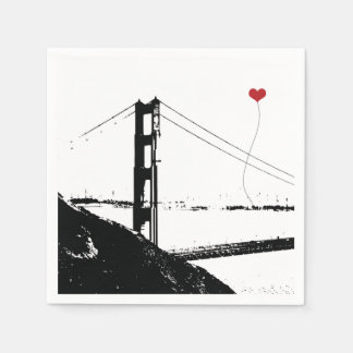 San Francisco Golden Gate Bridge papieren servet