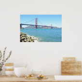 San Francisco Golden Gate Bridge Poster (Keuken)