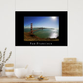 San Francisco Golden Gate Bridge Poster (Keuken)