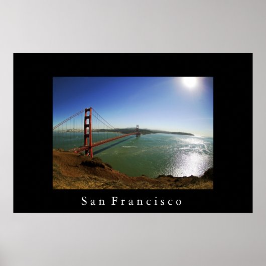 San Francisco Golden Gate Bridge Poster (Voorkant)