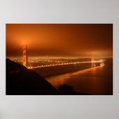 San Francisco Golden Gate Bridge Poster (Voorkant)