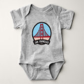 San Francisco - Golden Gate Bridge Romper (Voorkant)