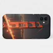 San Francisco Golden Gate Bridge 's nachts omhoog Case-Mate iPhone Case (Achterkant (horizontaal))