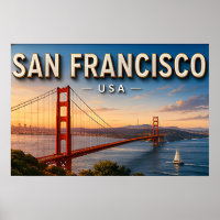 San Francisco Golden Gate Bridge Schilderachtig