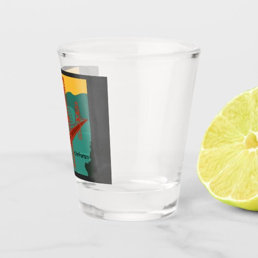 San Francisco - Golden Gate Bridge/ Shot Glas (Rechts)
