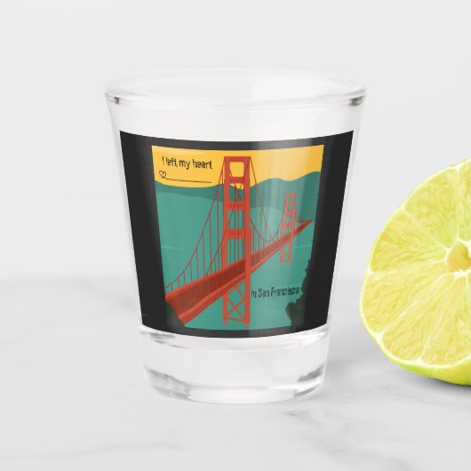 San Francisco - Golden Gate Bridge/ Shot Glas (Voorkant)