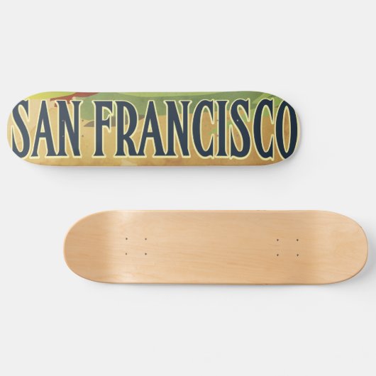 San Francisco Golden Gate Bridge Skateboard (Horizontaal)