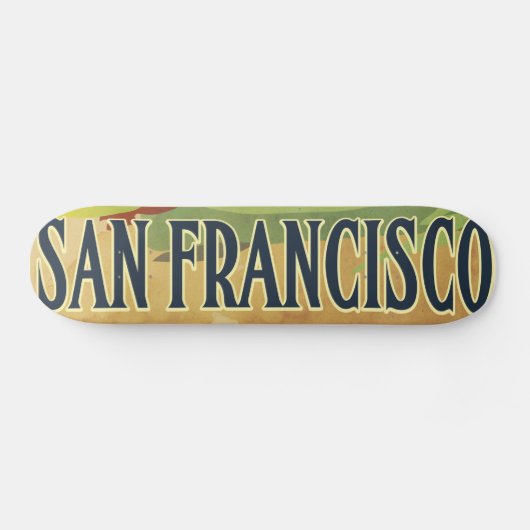 San Francisco Golden Gate Bridge Skateboard (Horizontaal)