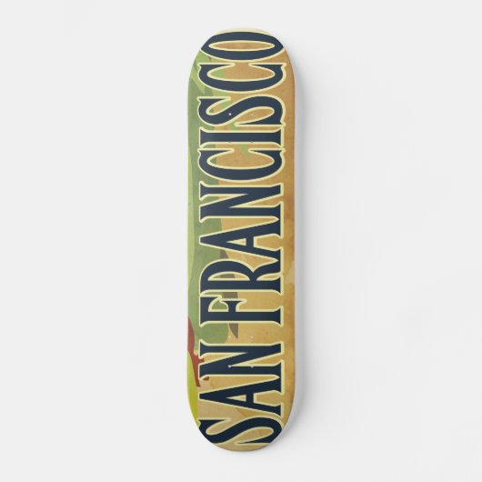 San Francisco Golden Gate Bridge Skateboard (Voorkant)