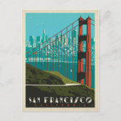 San Francisco | Golden Gate Bridge Skyline Briefkaart (Voorkant)