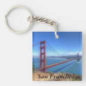 San Francisco Golden Gate Bridge Sleutelhanger (voorkant)