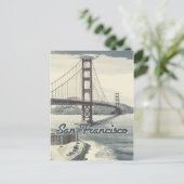 San Francisco Golden Gate Bridge ✪  stijl Briefkaart (Staand voorkant)