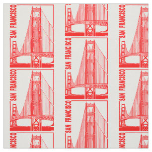 San Francisco-Golden Gate Bridge Stof