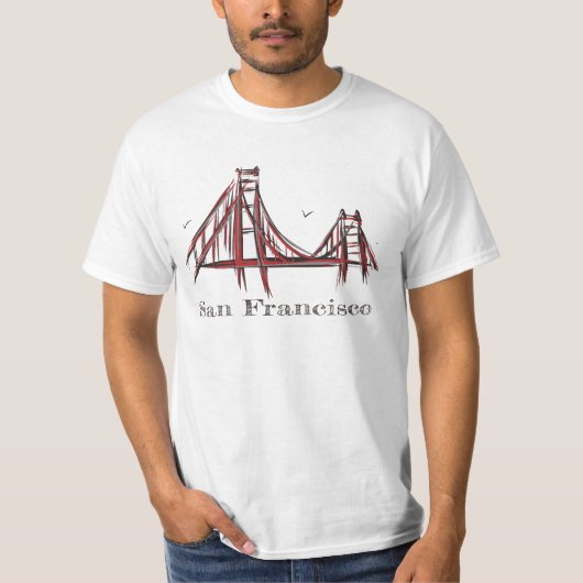 San Francisco Golden Gate Bridge T-shirt (Voorkant)