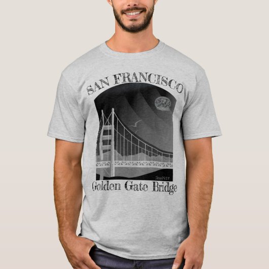 San Francisco Golden Gate Bridge T-shirt (Voorkant)