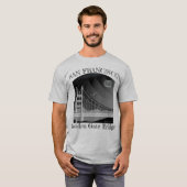 San Francisco Golden Gate Bridge T-shirt (Voorkant volledig)
