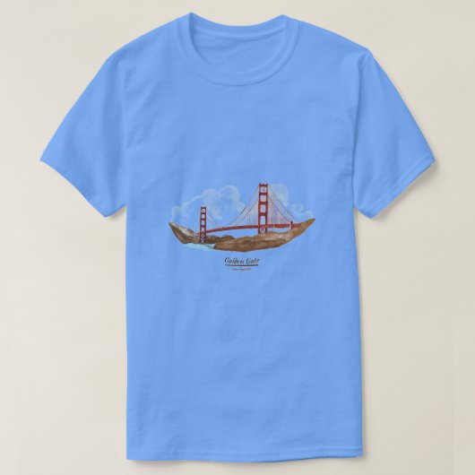 San Francisco Golden Gate Bridge T-shirt (Design voorkant)