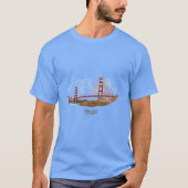 San Francisco Golden Gate Bridge T-shirt (Voorkant)