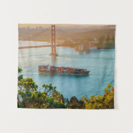 San Francisco Golden Gate Bridge Tapestry Wandkleed