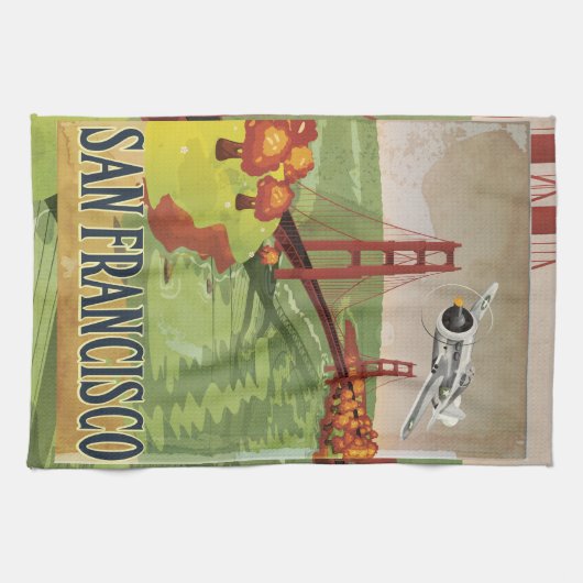 San Francisco Golden Gate Bridge Theedoek (Horizontaal)